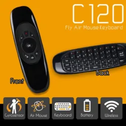 C120 Original Wireless Rechargeable 2.4 GHz Fly Air Mouse Keyboard