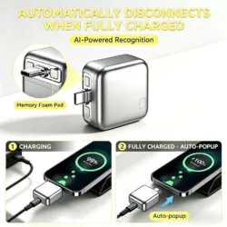 Intelligence Full Charge Separator Protect battery health Overcharge protection Auto power-off